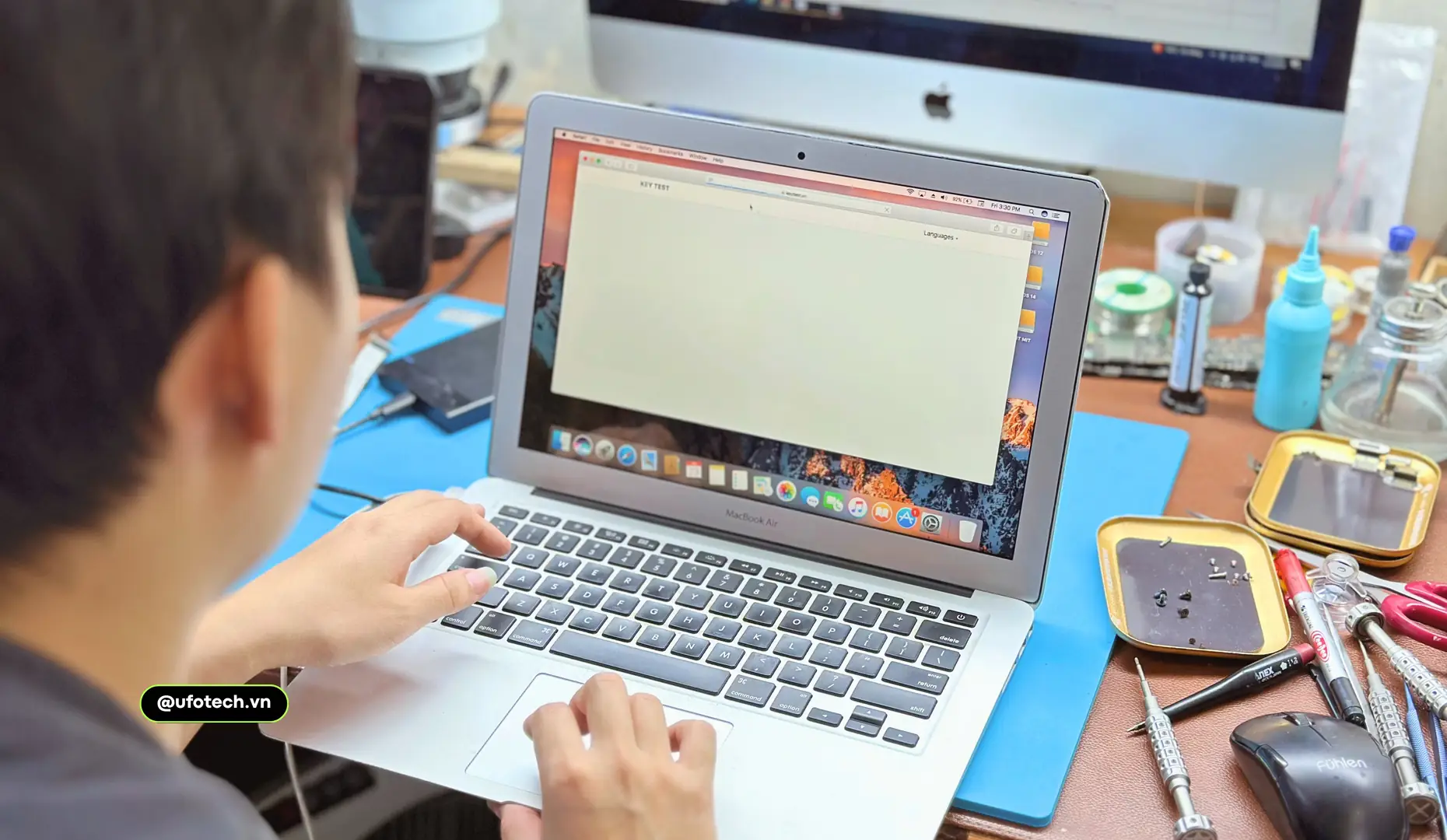 Dịch vụ cài đặt macOS lấy ngay, an toàn dữ liệu tại trung tâm UFOTECH - 108 Thái Thịnh, Hà Nội