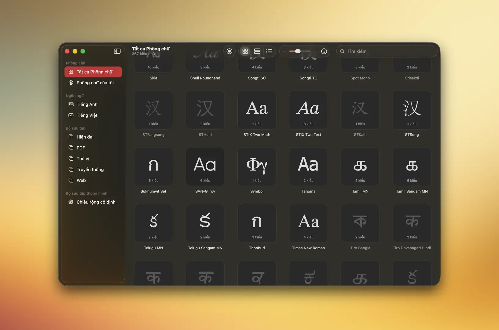 Khắc phục sự cố font chữ trên MacBook