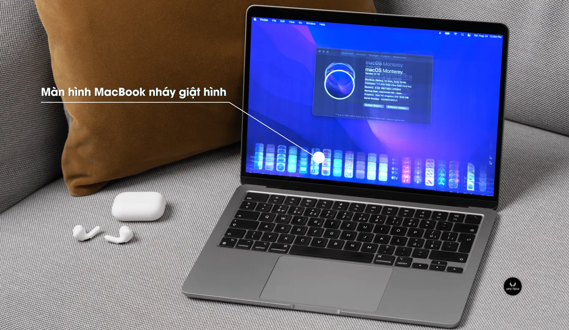 Màn hình MacBook lỗi nháy giật hình ảnh
