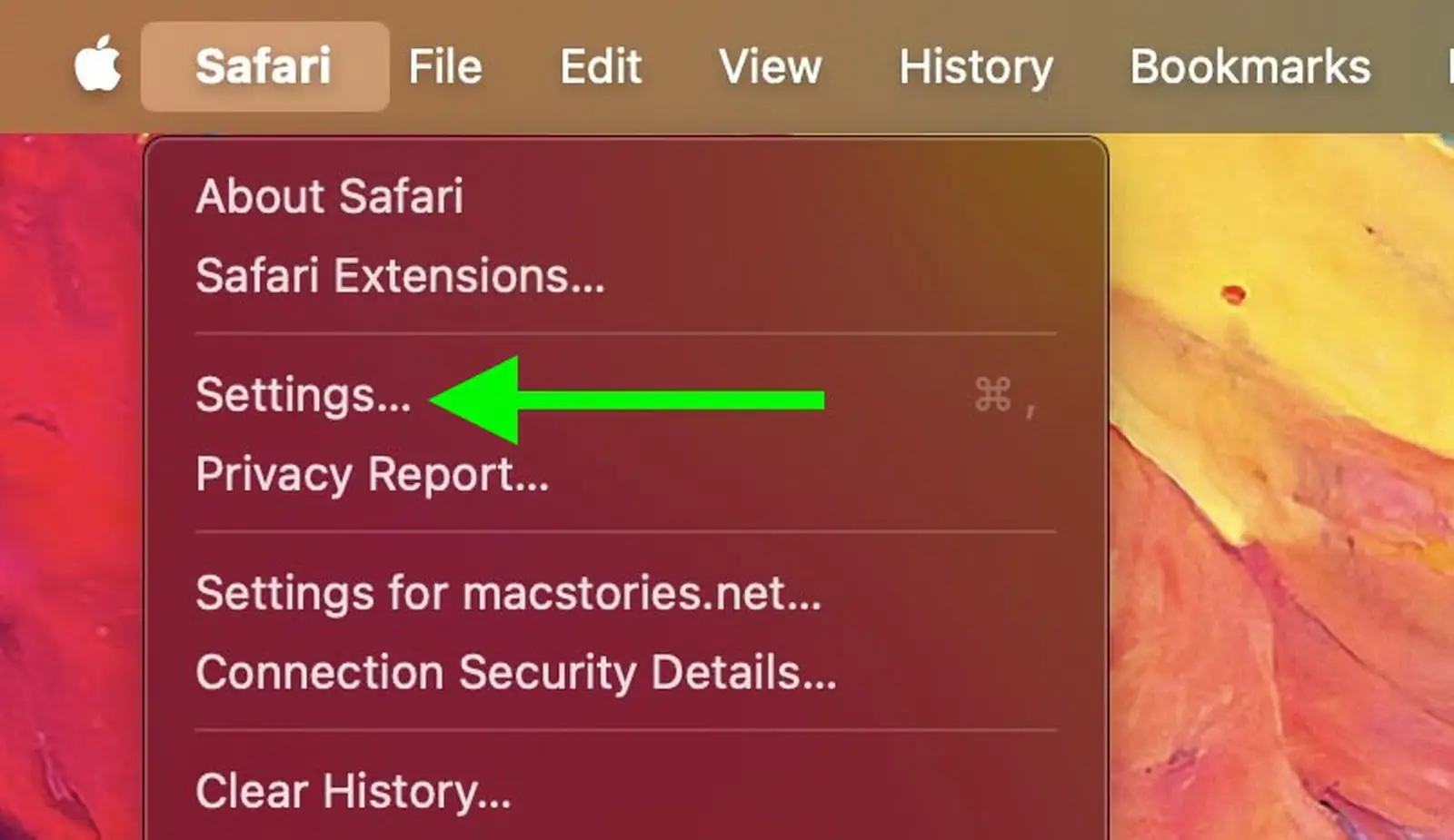 bật 120Hz Safari trên macOS