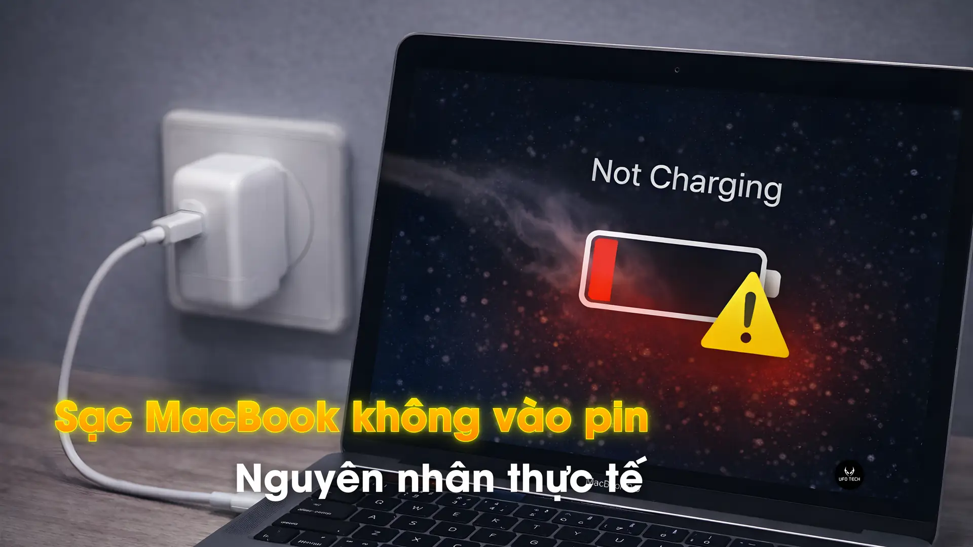 Sạc MacBook không vào pin nguyên nhân thực tế và cách khắc phục