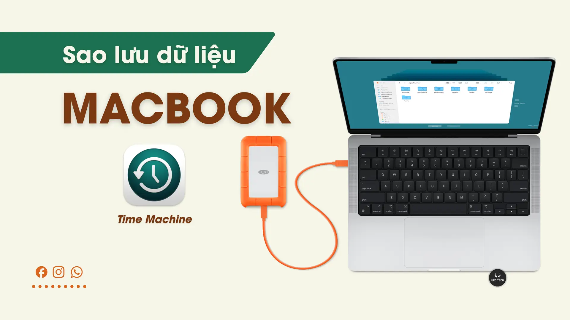 Hướng dẫn sao lưu dữ liệu MacBook bằng Time Machine
