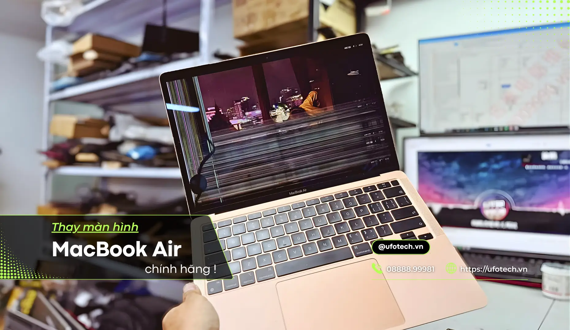Thay màn hình MacBook Air chính hãng tại Hà Nội