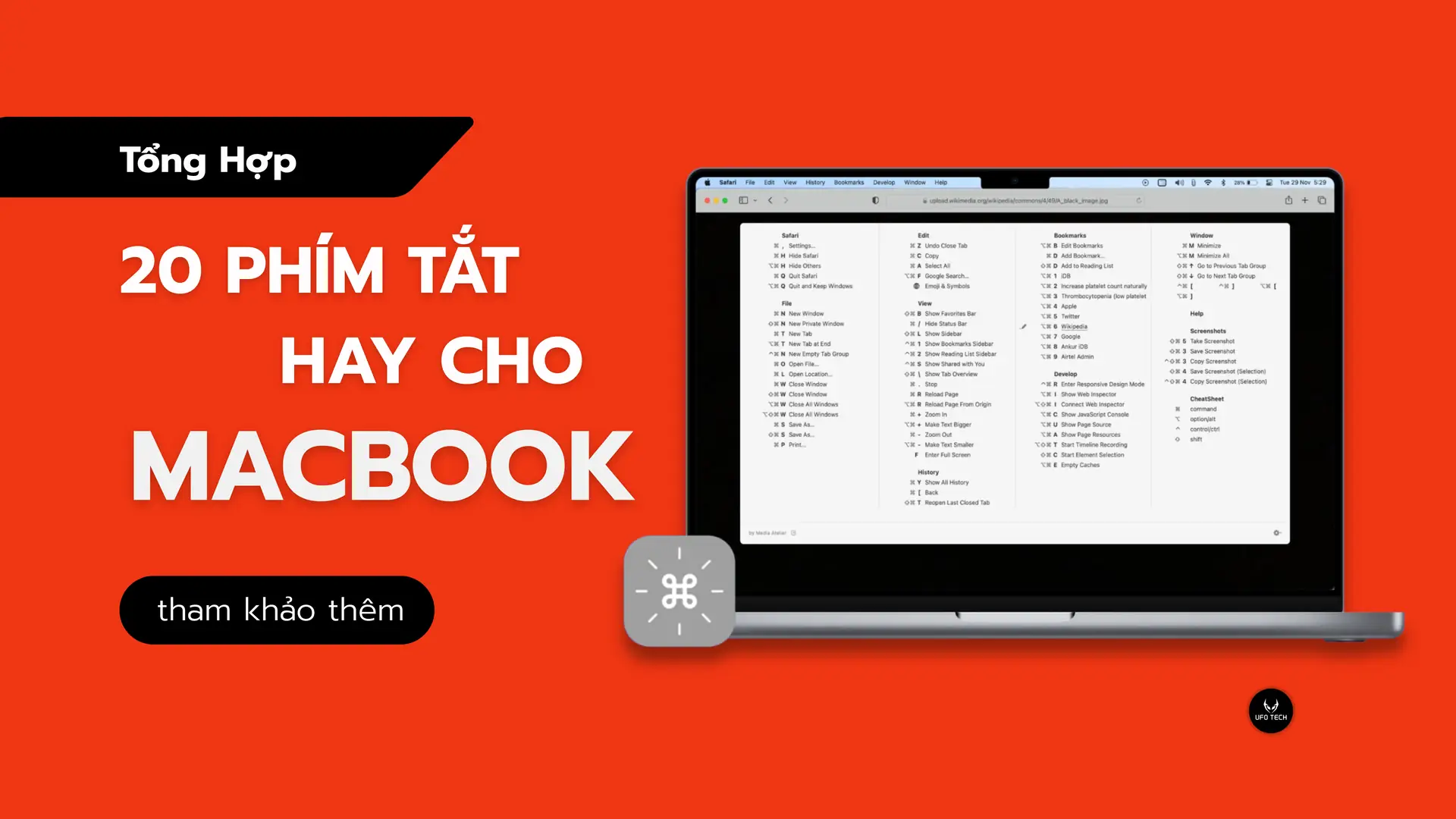 Tổng hợp 20 phím tắt macbook thông dụng nhất