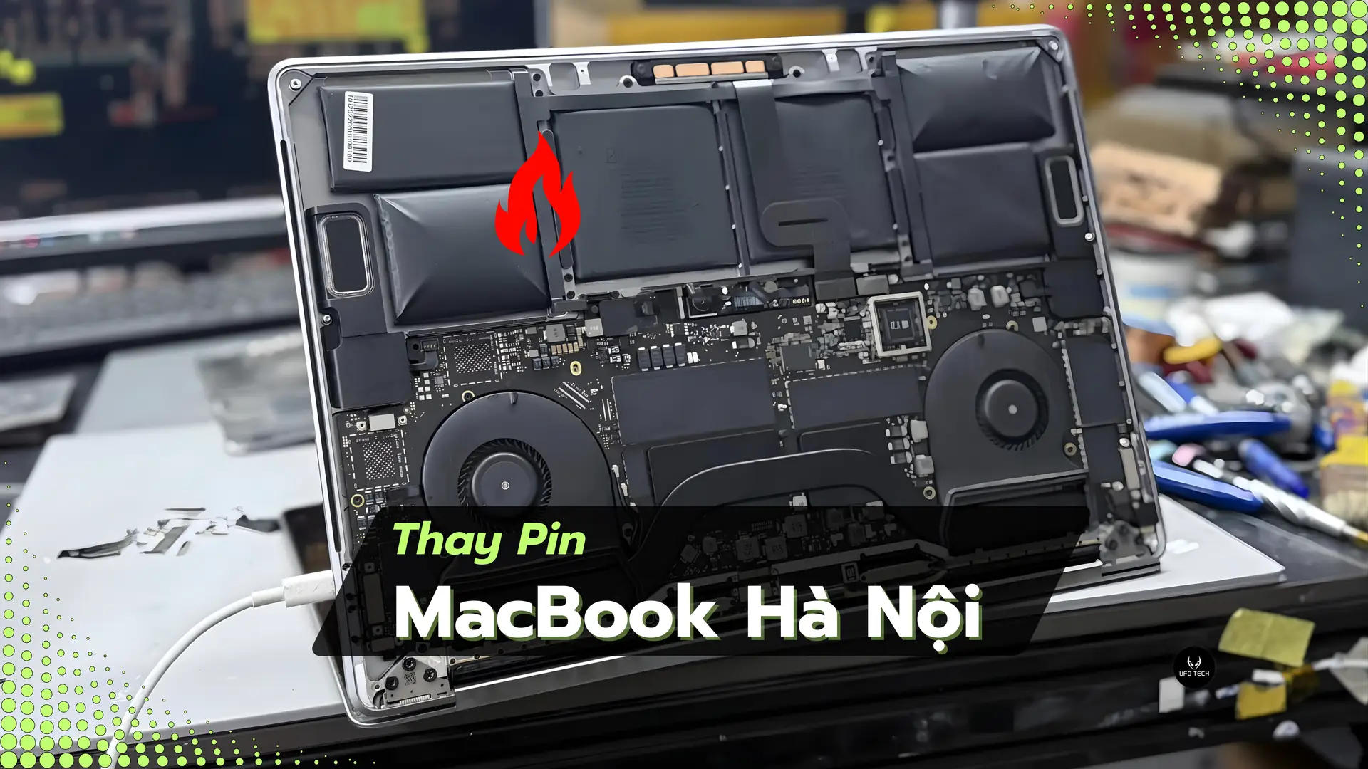 Thay pin MacBook Hà Nội – Pin Zin, Không báo lỗi