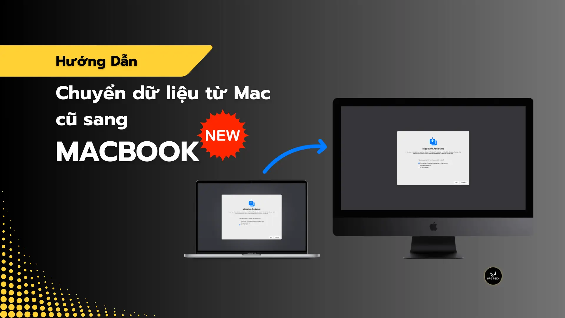 Hướng dẫn chuyển dữ liệu từ máy cũ sang MacBook mới