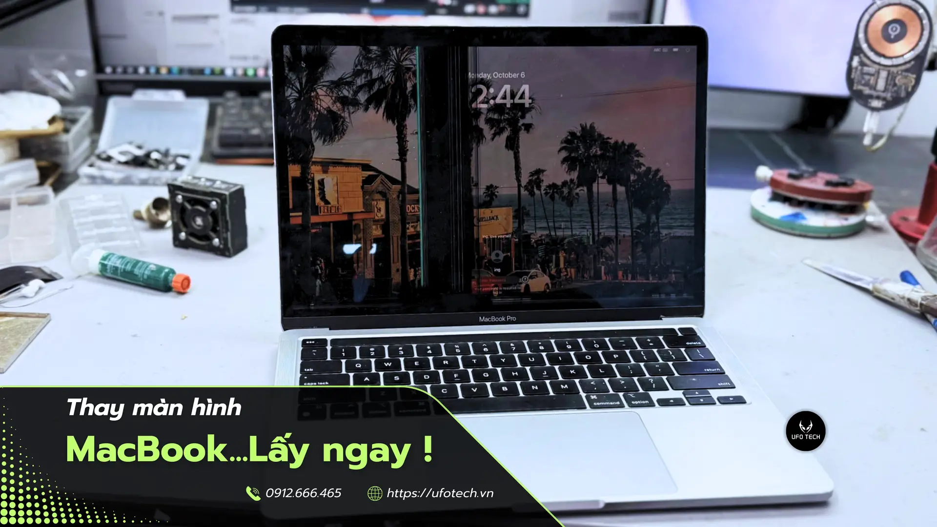Thay màn hình MacBook lấy ngay sau 30 phút tại Hà Nội