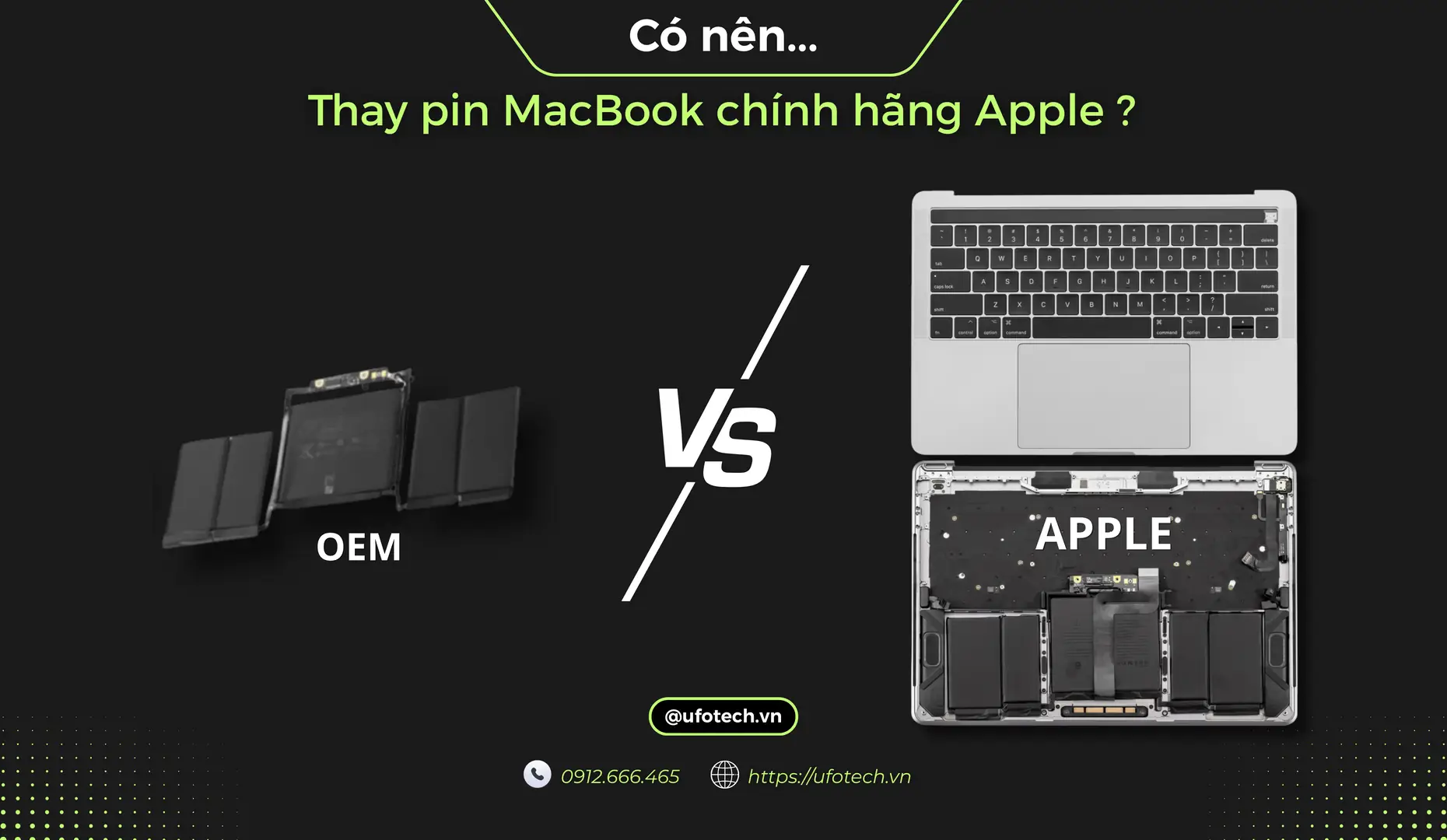 Có nên thay pin MacBook chính hãng Apple không? Phân tích từ chuyên gia