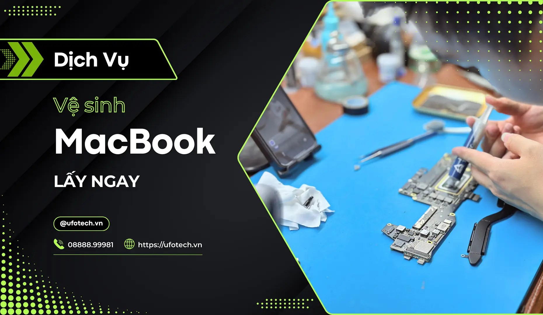 Vệ sinh MacBook uy tín, lấy ngay tại Hà Nội