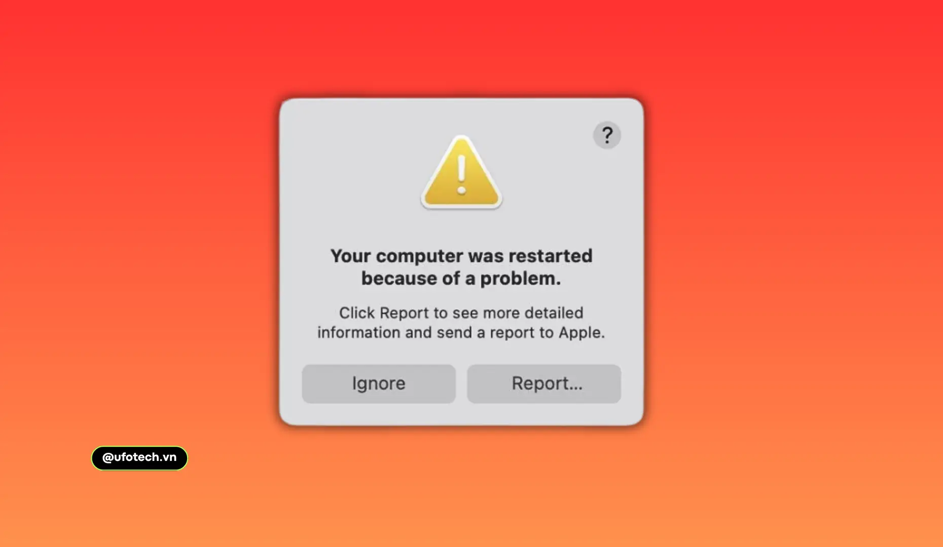 Lỗi Kernel Panic khiến MacBook bị khởi động lại liên tục