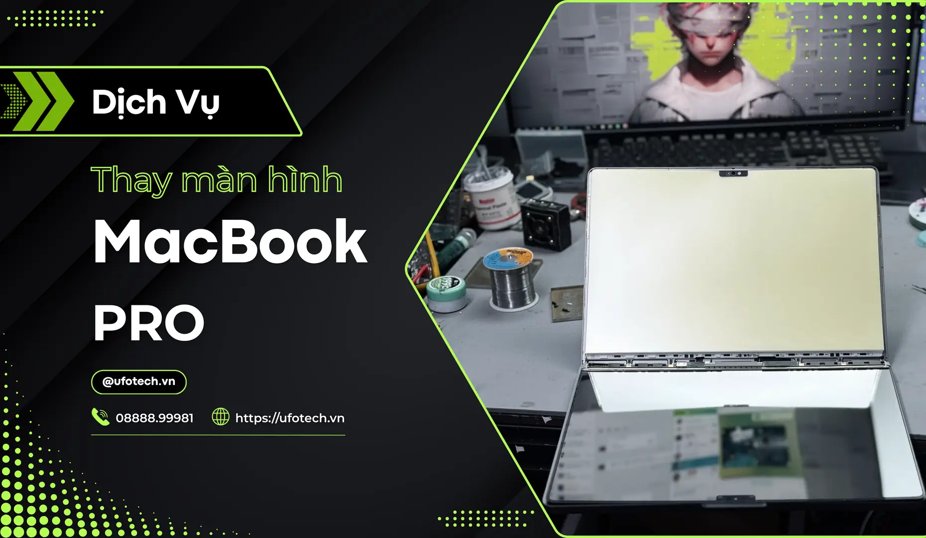 Thay màn hình MacBook Pro lấy ngay, uy tín tại Hà Nội