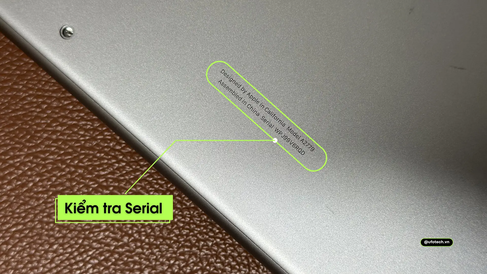 kiểm tra serial MacBook