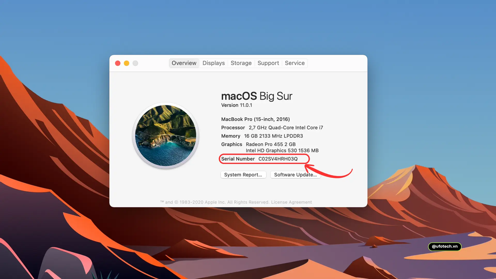 Check serial number MacBook