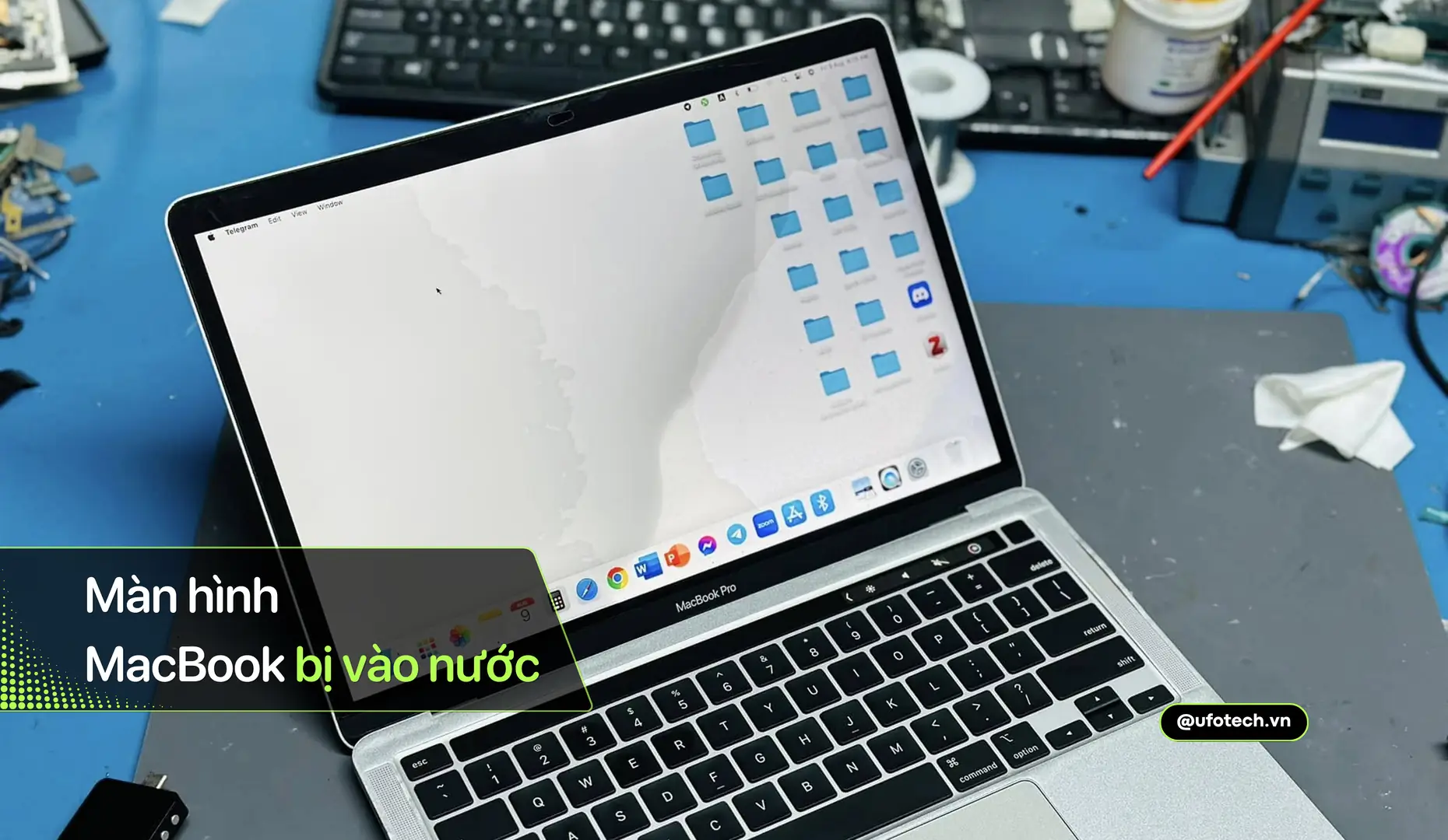 Cách xử lý màn hình MacBook vào nước hiệu quả, chi phí rẻ