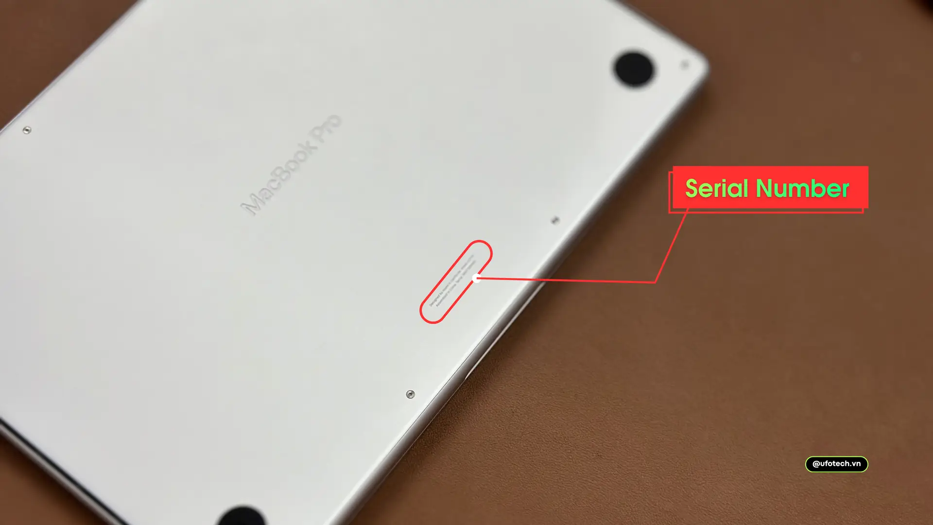 Kiểm tra số serial number trên lắp máy MacBook
